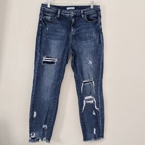 Cello Women's Blue Ankle & Cropped Jeans Size 11/30